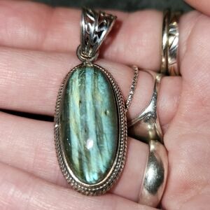 Labradorite pendant handmade